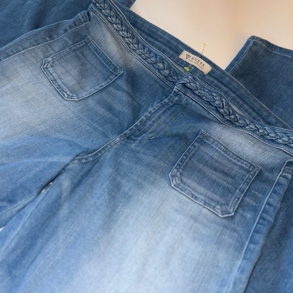 GUESS L.A. Braided Waist JEANS 70's FLARE LEG Braided sz 31 12 - Picture 4 of 12